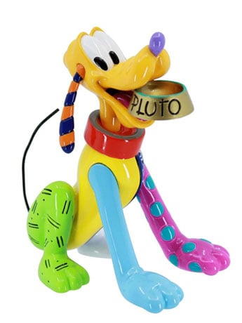 Disney by Britto Pluto (95th Anniversary) Mini Figurine Gallery Image 2
