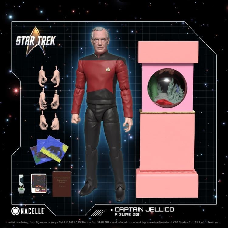 Star Trek: The Next Generation Fig.001 Captain Jellico 1/10 Scale Action Figure Gallery Image 4
