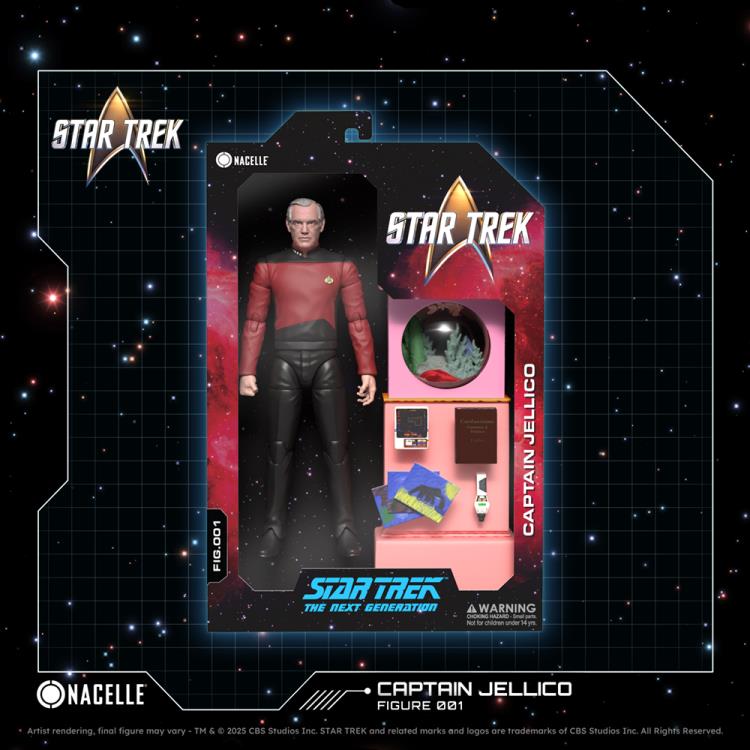 Star Trek: The Next Generation Fig.001 Captain Jellico 1/10 Scale Action Figure Gallery Image 5