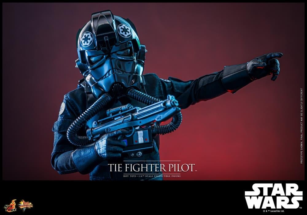 Star Wars: A New Hope MMS798 TIE Fighter Pilot 1/6th Scale Collectible Figure Gallery Image 7