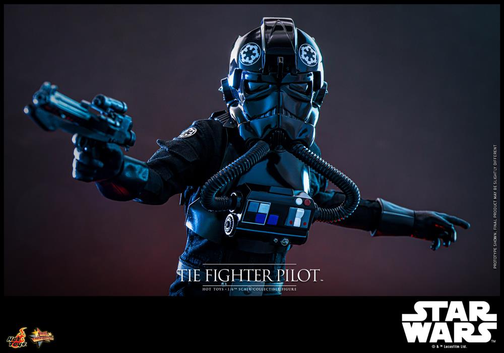 Star Wars: A New Hope MMS798 TIE Fighter Pilot 1/6th Scale Collectible Figure Gallery Image 13