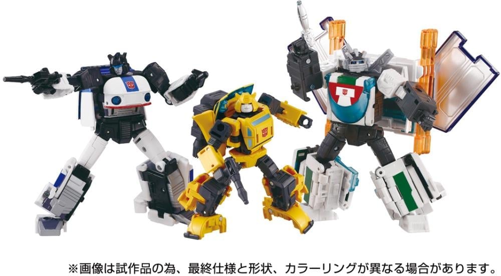 Transformers Dramatic Capture Series Cybertron Chase Three-Pack of Figures Gallery Image 3