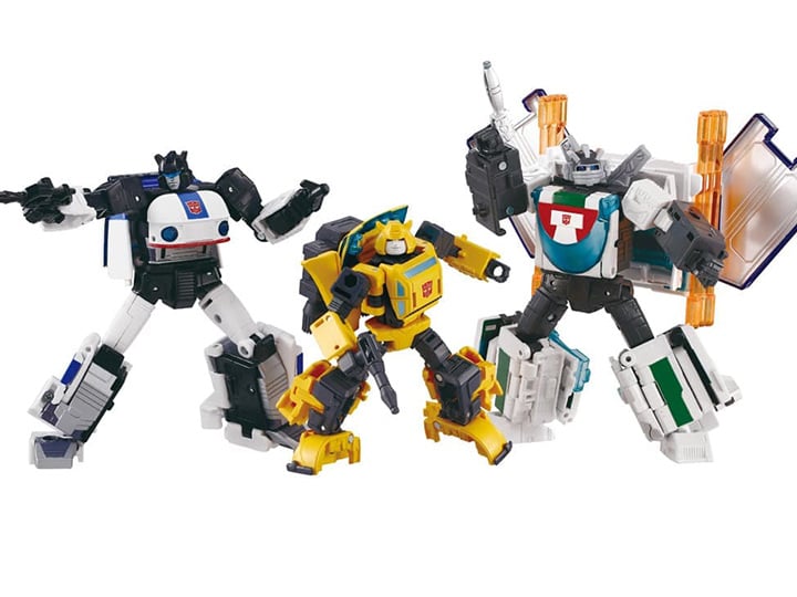 Transformers Dramatic Capture Series Cybertron Chase Three-Pack of Figures Gallery Image 1