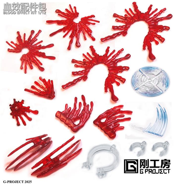 Blood Effect Kit (Red) 1/12 Scale Accessory Set