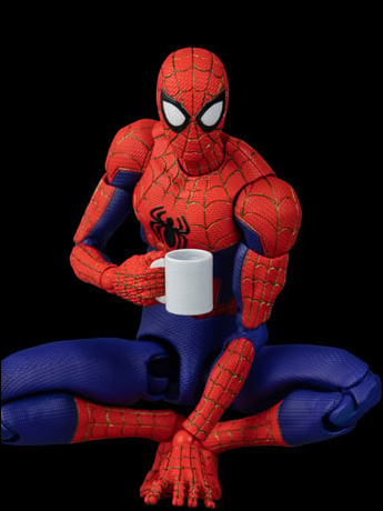 Spider-Man: Into the Spider-Verse SV-Action Peter B. Parker (Standard Ver.) Figure (2nd Reissue) Gallery Image 2