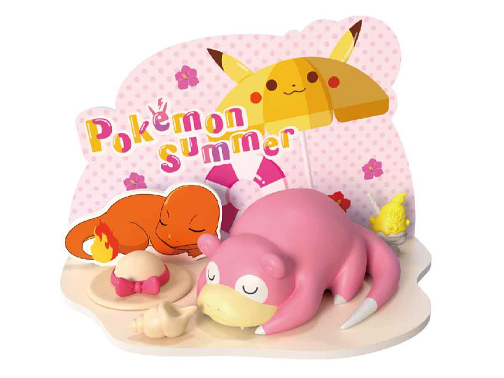 Pokemon DIY Scene Set Series Pokemon Summer Slowpoke Poke Ball Set Gallery Image 1