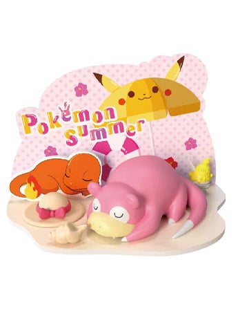 Pokemon DIY Scene Set Series Pokemon Summer Slowpoke Poke Ball Set Gallery Image 2