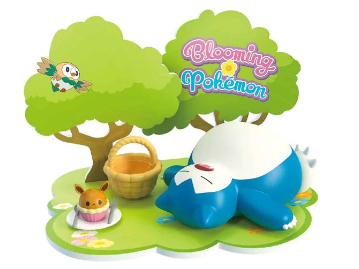 Pokemon DIY Scene Set Series Blooming Pokemon Snorlax Poke Ball Set Gallery Image 1