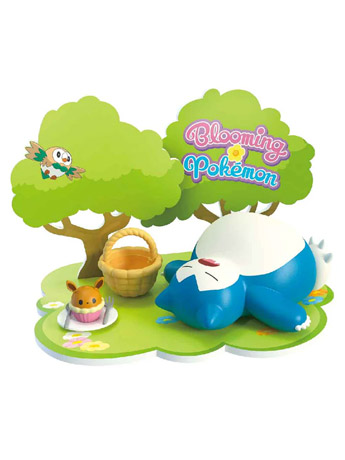 Pokemon DIY Scene Set Series Blooming Pokemon Snorlax Poke Ball Set Gallery Image 2
