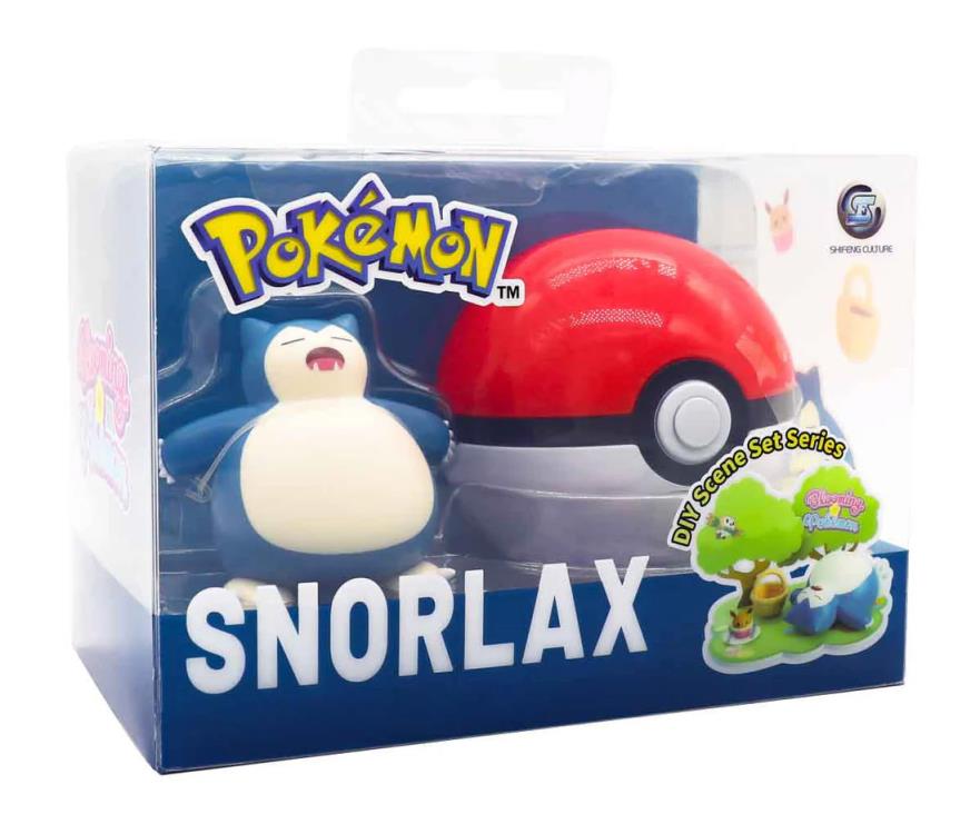 Pokemon DIY Scene Set Series Blooming Pokemon Snorlax Poke Ball Set Gallery Image 3