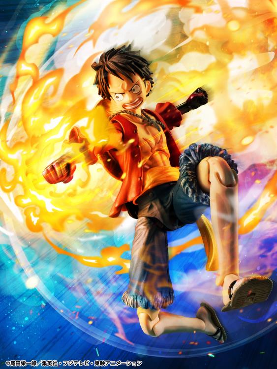 One Piece Variable Action Heroes Monkey D. Luffy (Haki Armament Ver.) Action Figure Gallery Image 7