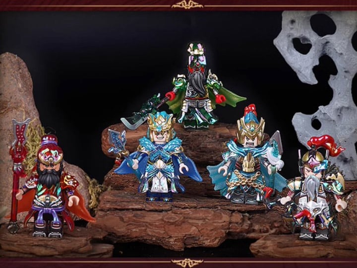 Three Kingdoms Five Tiger Generals Mini Figures Limited Edition Box Set Gallery Image 1