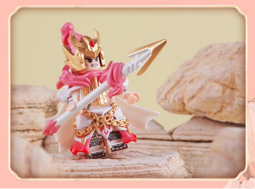 Three Kingdoms Five Tiger Generals Zhao Yun (Valentine's Day Pink) Limited Edition Mini Figure Gallery Image 9