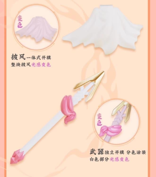 Three Kingdoms Five Tiger Generals Zhao Yun (Valentine's Day Pink) Limited Edition Mini Figure Gallery Image 6