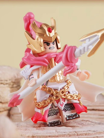 Three Kingdoms Five Tiger Generals Zhao Yun (Valentine's Day Pink) Limited Edition Mini Figure Gallery Image 2