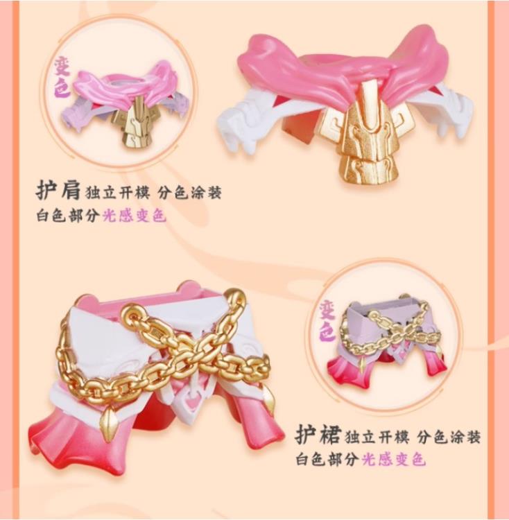 Three Kingdoms Five Tiger Generals Zhao Yun (Valentine's Day Pink) Limited Edition Mini Figure Gallery Image 4