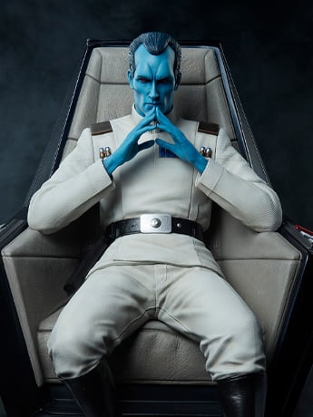 Star Wars Premium Format Grand Admiral Thrawn Statue Gallery Image 2