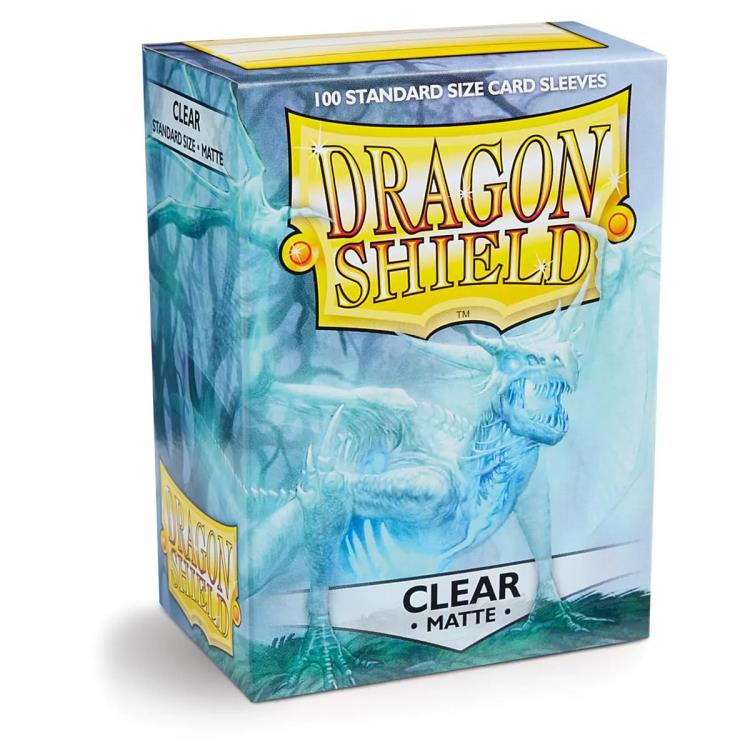 Dragon Shield (Matte Clear) Box of 100 Card Sleeves Gallery Image 3