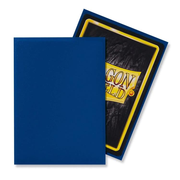 Dragon Shield (Matte Blue) Box of 100 Card Sleeves Gallery Image 5