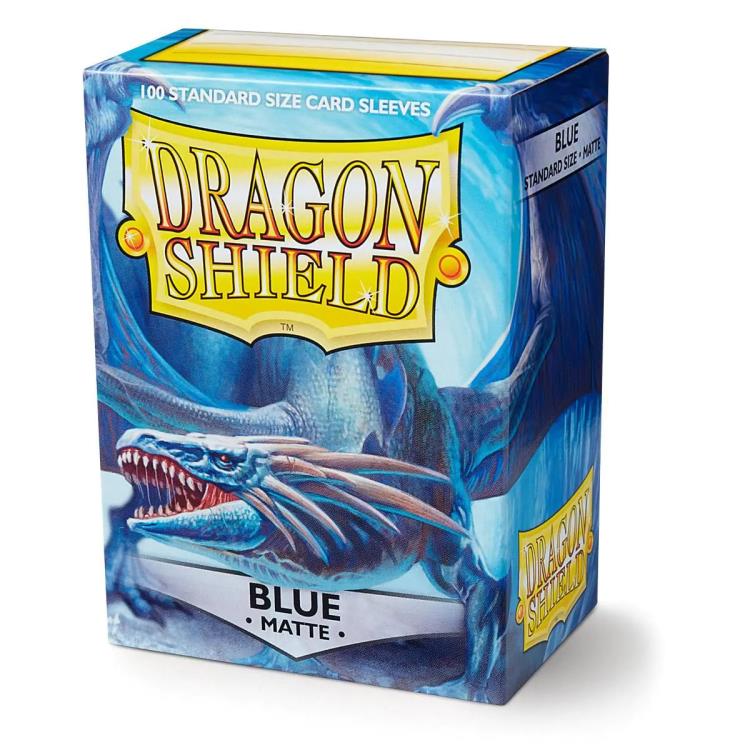 Dragon Shield (Matte Blue) Box of 100 Card Sleeves Gallery Image 3