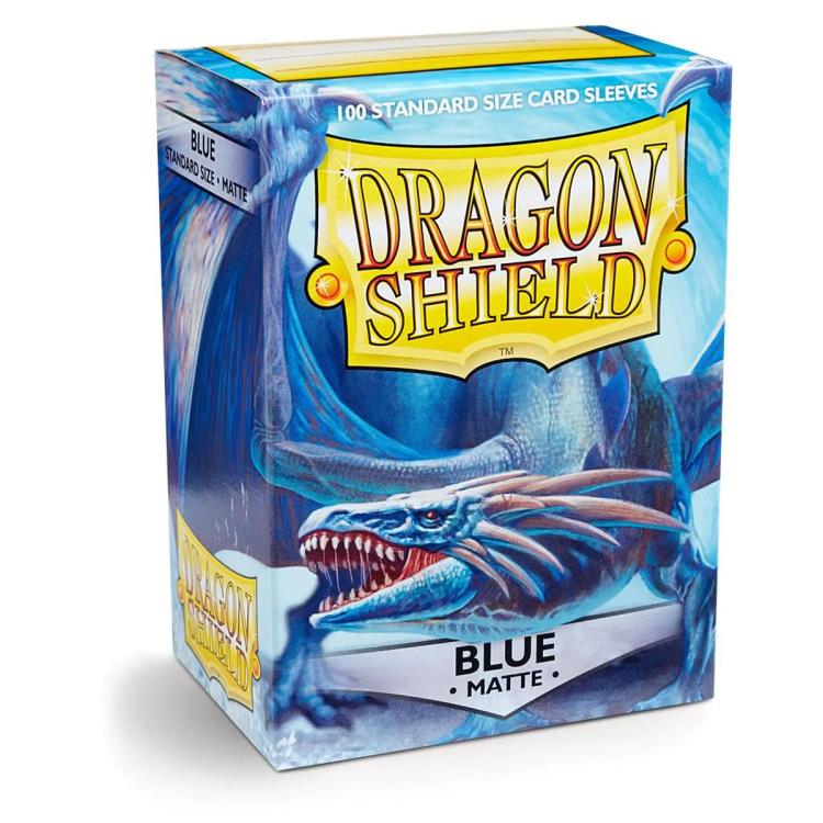 Dragon Shield (Matte Blue) Box of 100 Card Sleeves Gallery Image 4
