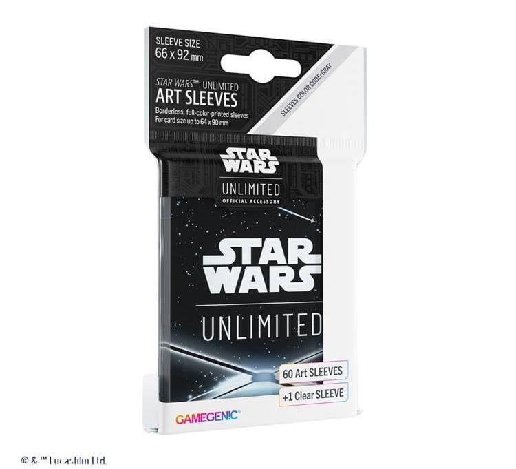 Star Wars: Unlimited Card Back Black Art Sleeves (60 Count) Gallery Image 5