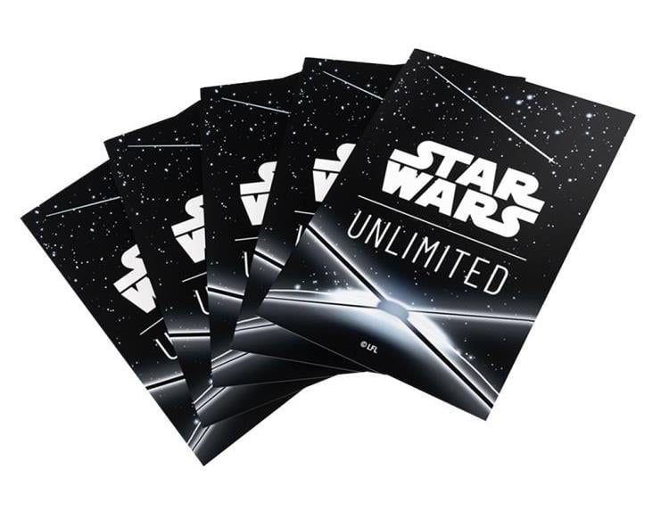 Star Wars: Unlimited Card Back Black Art Sleeves (60 Count) Gallery Image 3