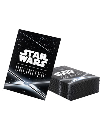 Star Wars: Unlimited Card Back Black Art Sleeves (60 Count) Gallery Image 2