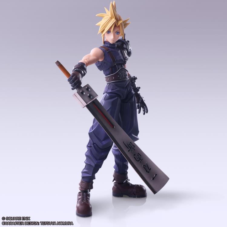 Final Fantasy VII Bring Arts Cloud Strife (Hardedge Ver.) Action Figure Gallery Image 4