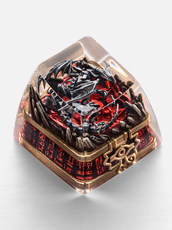 Image of Yu-Gi-Oh! Red-Eyes Black Dragon Artisan Resin Keycap