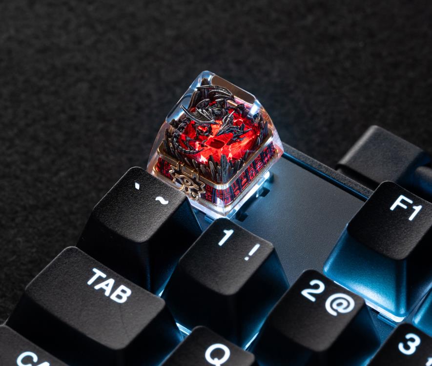 Yu-Gi-Oh! Red-Eyes Black Dragon Artisan Resin Keycap Gallery Image 13