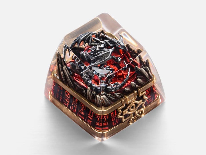 Yu-Gi-Oh! Red-Eyes Black Dragon Artisan Resin Keycap Gallery Image 1