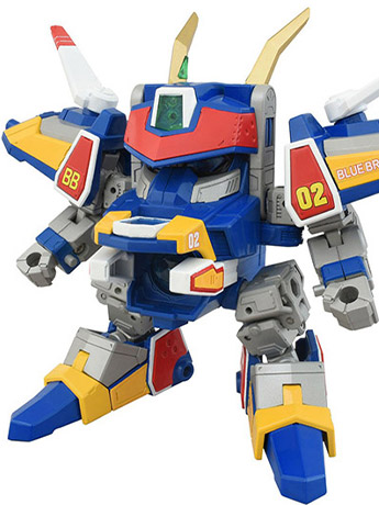 Bomberman B-Daman Bakugaiden Toyrise DMB-02 Blue Braver Action Figure Gallery Image 2