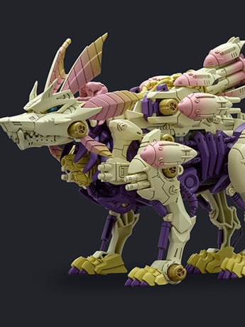 Zoids x Monster Hunter Synergenex Series Gatling Fox Mizutsune 1