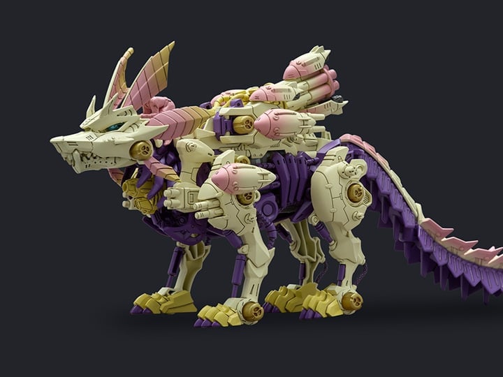 Zoids x Monster Hunter Synergenex Series Gatling Fox Mizutsune 1