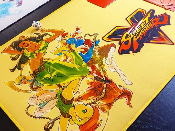 Street Fighter V: Cammy, Laura, Chun-Li, Karin & Rainbow Mika Playmat Gallery Image 1