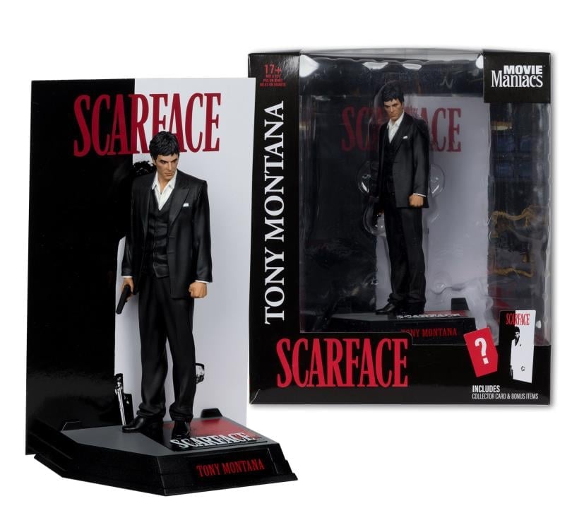 Scarface Movie Maniacs Tony Montana 6" Limited Edition Figure Gallery Image 8