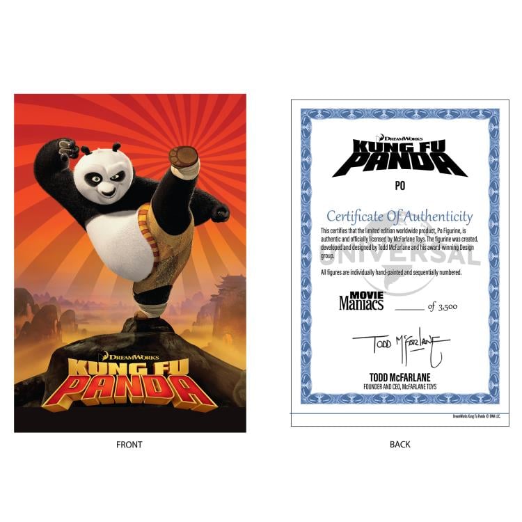Kung Fu Panda Movie Maniacs Po 6" Limited Edition Figure Gallery Image 7