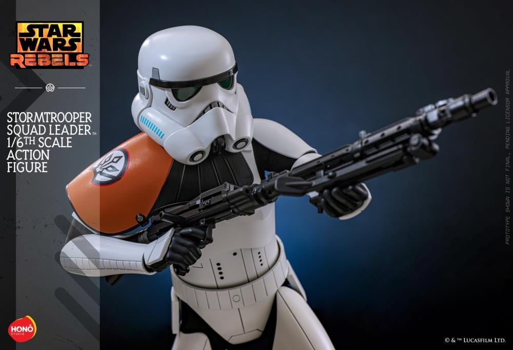Star Wars Rebels HS09 Stormtrooper Squad Leader 1/6th Scale Collectible Figure Gallery Image 12