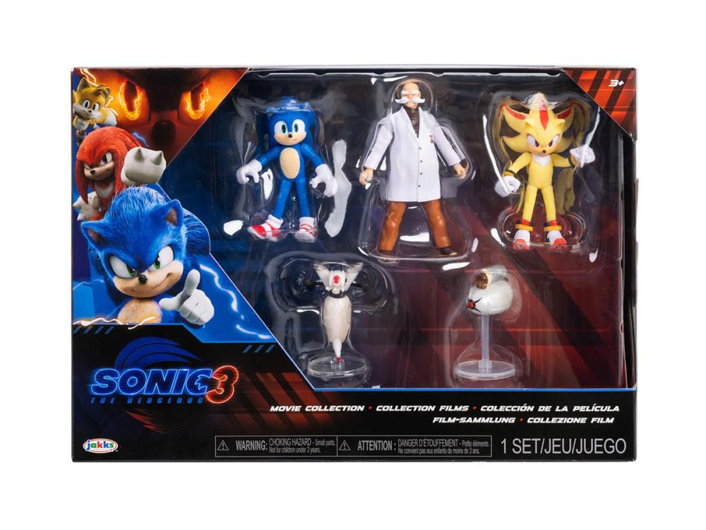 Sonic the Hedgehog 3 Movie Collection 2.5-Inch Scale Wave 3 Multipack Gallery Image 3