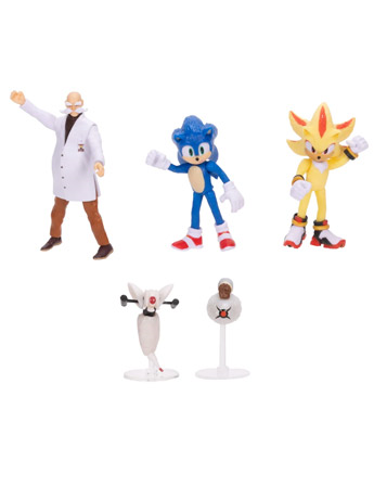 Sonic the Hedgehog 3 Movie Collection 2.5-Inch Scale Wave 3 Multipack Gallery Image 2