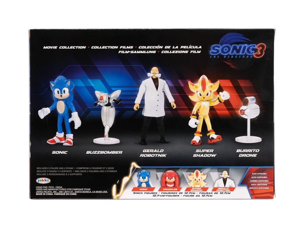 99.9、99.9 II &THE MOVIE 3枚セット Sonic the Hedgehog 3 Movie Collection 2.5-Inch Scale Wave 3 Multipack
