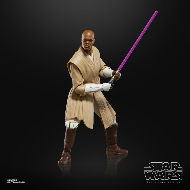 Star Wars: The Black Series Mace Windu & 187th Legion Clone Trooper (Clones of the Republic) Action Figure Set Gallery Image 5