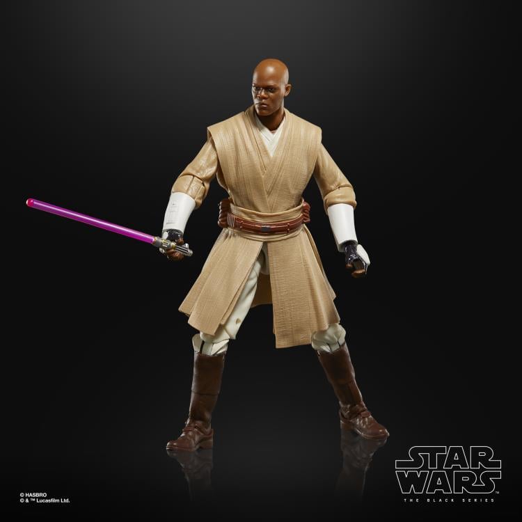 Star Wars: The Black Series Mace Windu & 187th Legion Clone Trooper (Clones of the Republic) Action Figure Set Gallery Image 6