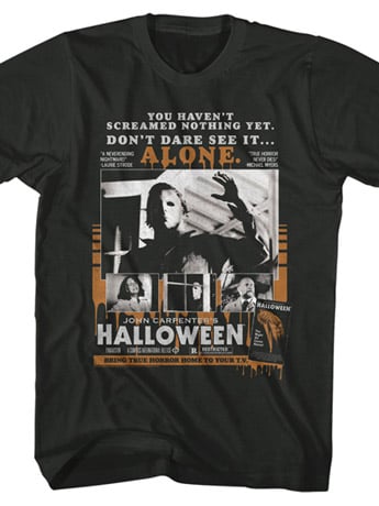 Halloween Home Video Poster T-Shirt Gallery Image 2