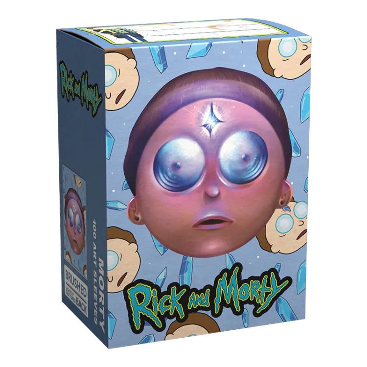 Dragon Shield Rick & Morty (Brushed Art - Morty) Box of 100 Card Sleeves Gallery Image 4