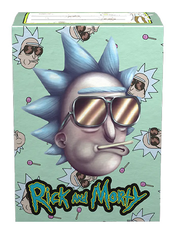 Dragon Shield Rick & Morty (Brushed Art - Cool Rick) Box of 100 Card Sleeves Gallery Image 2