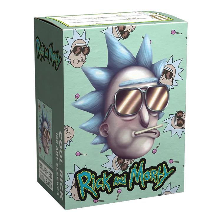 Dragon Shield Rick & Morty (Brushed Art - Cool Rick) Box of 100 Card Sleeves Gallery Image 4