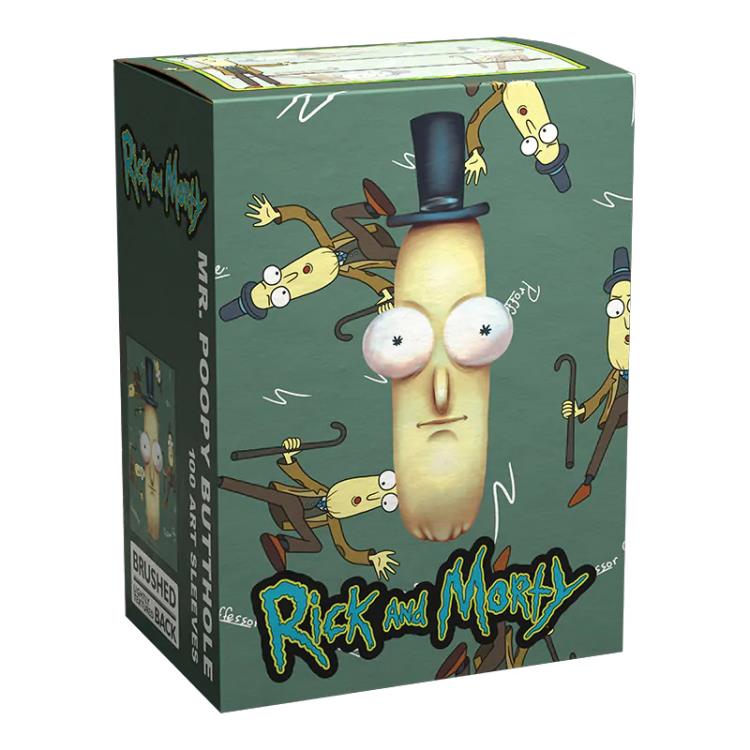 Dragon Shield Rick & Morty (Brushed Art - Mr. Poopy Butthole) Box of 100 Card Sleeves Gallery Image 3