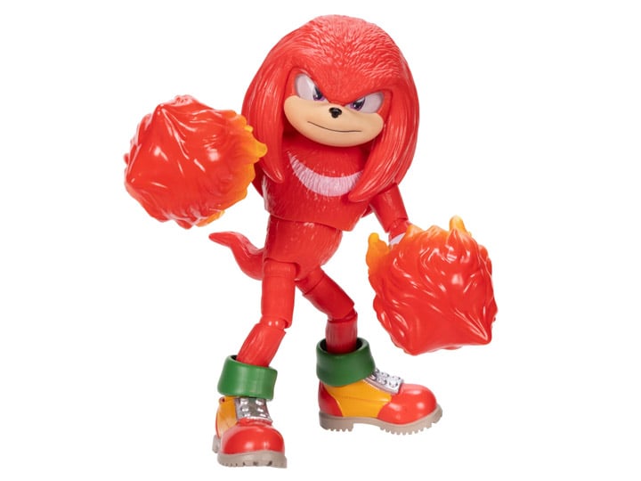 Sonic the Hedgehog 3 5-inch Knuckles (Fire Fist) Action Figure Gallery Image 1